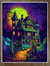 Listing image for Haunted House Poster 18x24in