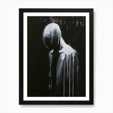 Listing image for 'The Ghost' Art Print Framed Wall Art Poster Canvas Print Picture