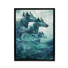 Listing image for Scottish Folklore Sea Kelpies Framed Canvas Wall Art Print