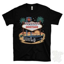 Listing image for HERITAGE LAS VEGAS SIGN PARODY FUNNY T-SHIRT scottish borders allanton scotland