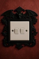 Listing image for Bat Light Switch Farm Gothic Style 3d Printed Wall Art Home Decor Gift Unique