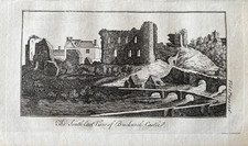 Listing image for 1769 Antique Print; Brecknock / Brecon Castle, Powys, Wales