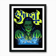 Listing image for Ghost Art Print Framed Wall Art Poster Canvas Print Picture