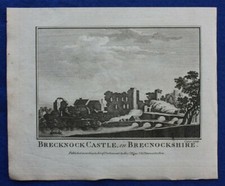Listing image for Original antique print, BRECON CASTLE, BRECKNOCKSHIRE, Boswell, 1786