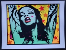Listing image for Green Lady Art Print 2020 Frank Kozik Pearl Jam Soundgarden