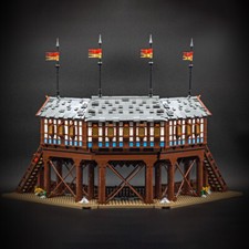 Listing image for Custom MOC Medieval Tournament Grounds Model for Castle Collection 3186 Bricks